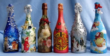 Декор бутылок: лучшие идеи для интерьера — конференц-зал-самара.рф