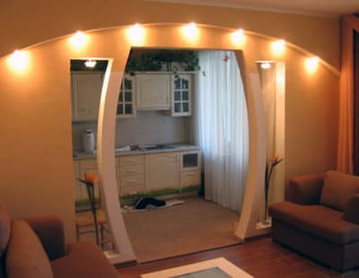 Красивые арки на кухню вместо двери: фото, идеи