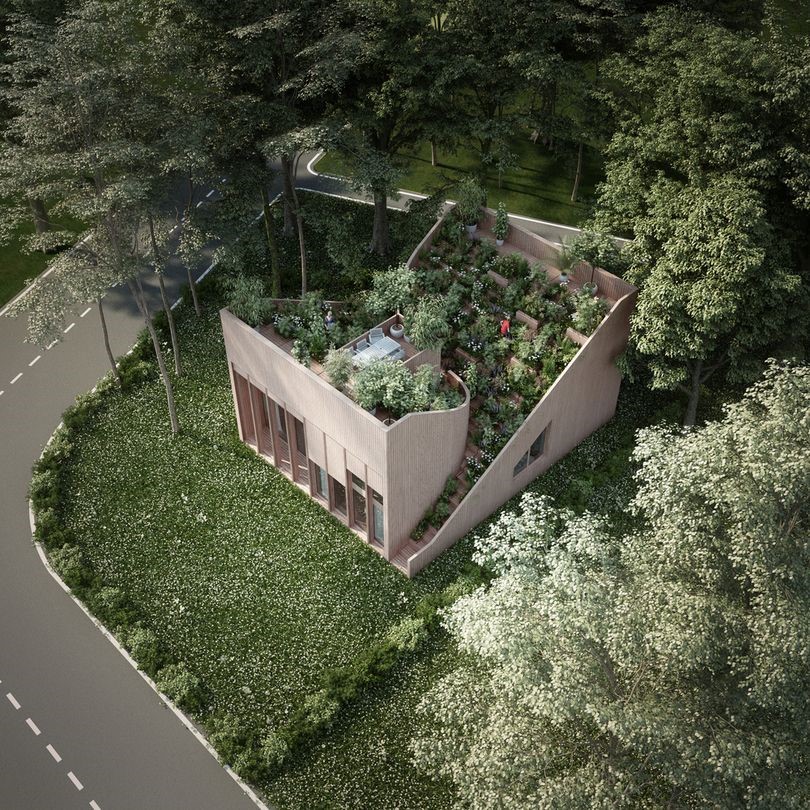 Дизайнеры придумали дом-огород