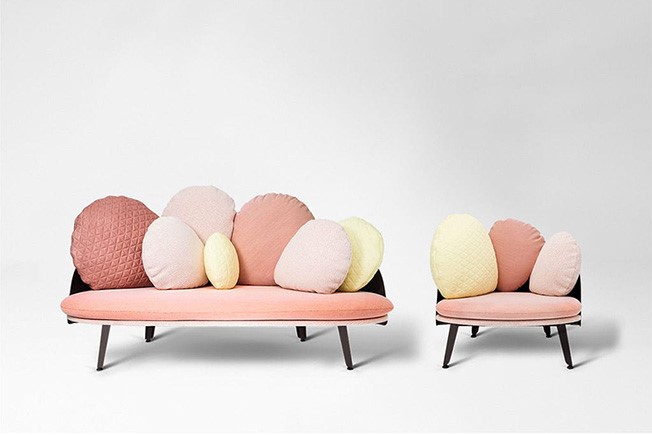 Мебель, похожая на шарики мороженого